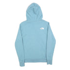 THE NORTH FACE Womens Blue Pullover Hoodie S Cotton Logo Sweatshirt