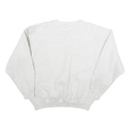 GALT Mens White Florida State Crew Neck L Cotton University Sweatshirt