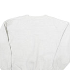 GALT Mens White Florida State Crew Neck L Cotton University Sweatshirt