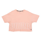 PUMA Cropped Womens T-Shirt Pink M