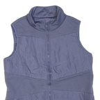 FILA Womens Blue Sleeveless Jacket XL Polyester Blend Zip Sports Casual