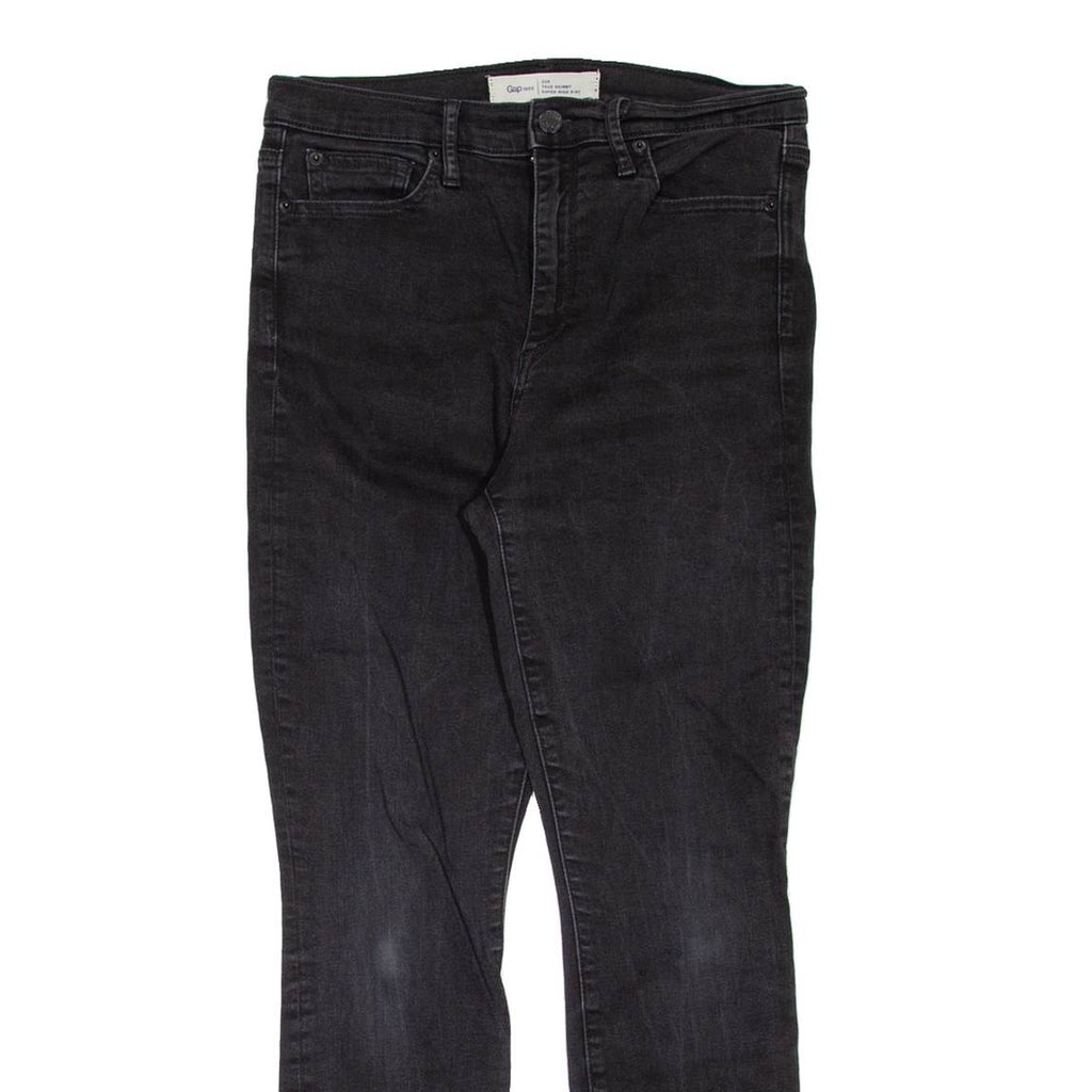 GAP Super High Rise Womens Jeans Black Slim Skinny W30 L27