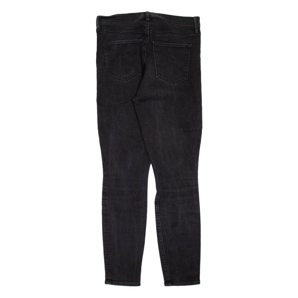 GAP Super High Rise Womens Jeans Black Slim Skinny W30 L27