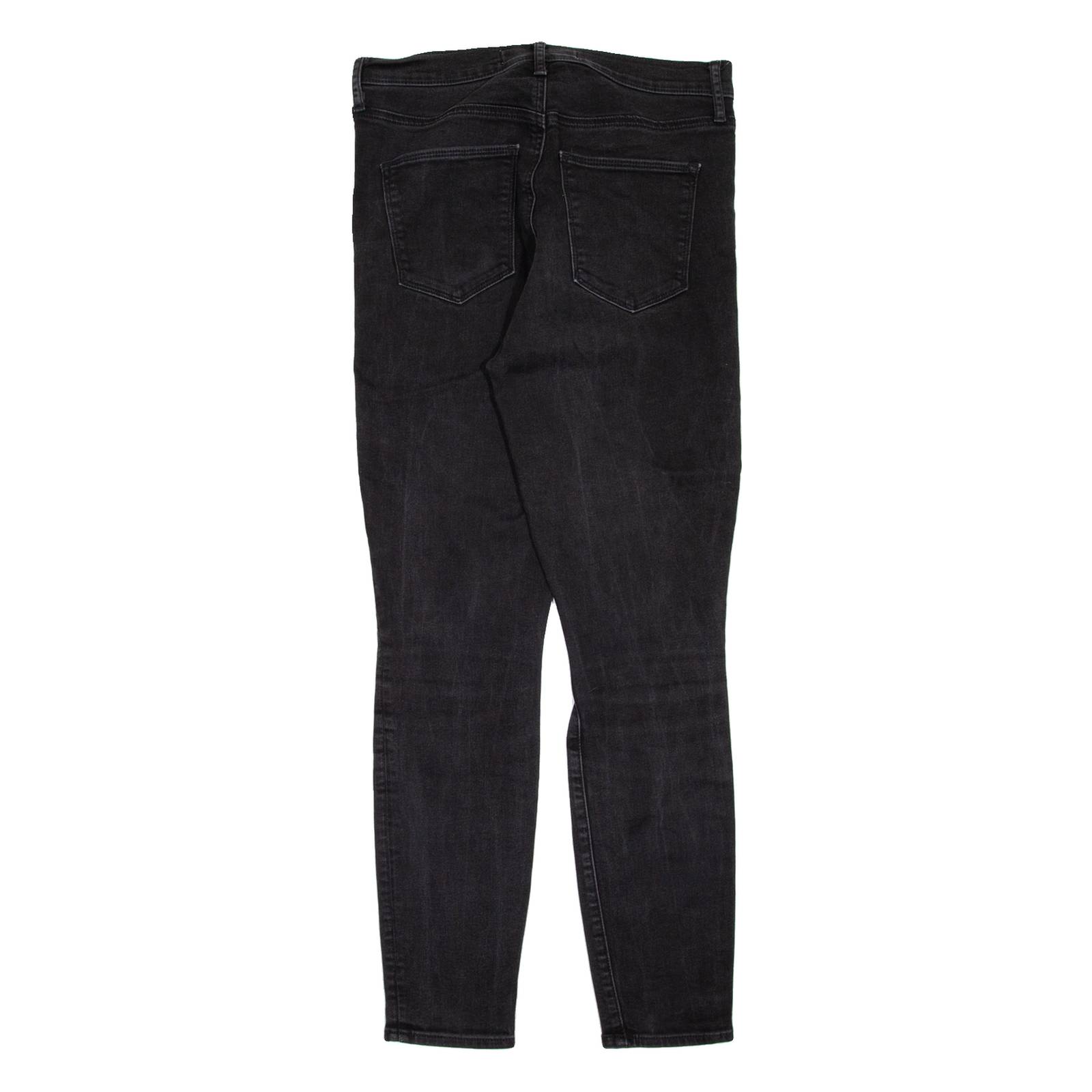 GAP Super High Rise Womens Jeans Black Slim Skinny W30 L27