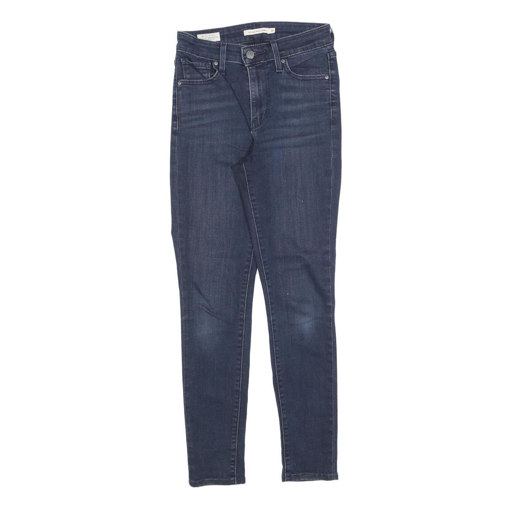 LEVI'S 721 Womens Jeans Blue Slim Skinny Denim Medium W26 L27 Stretch