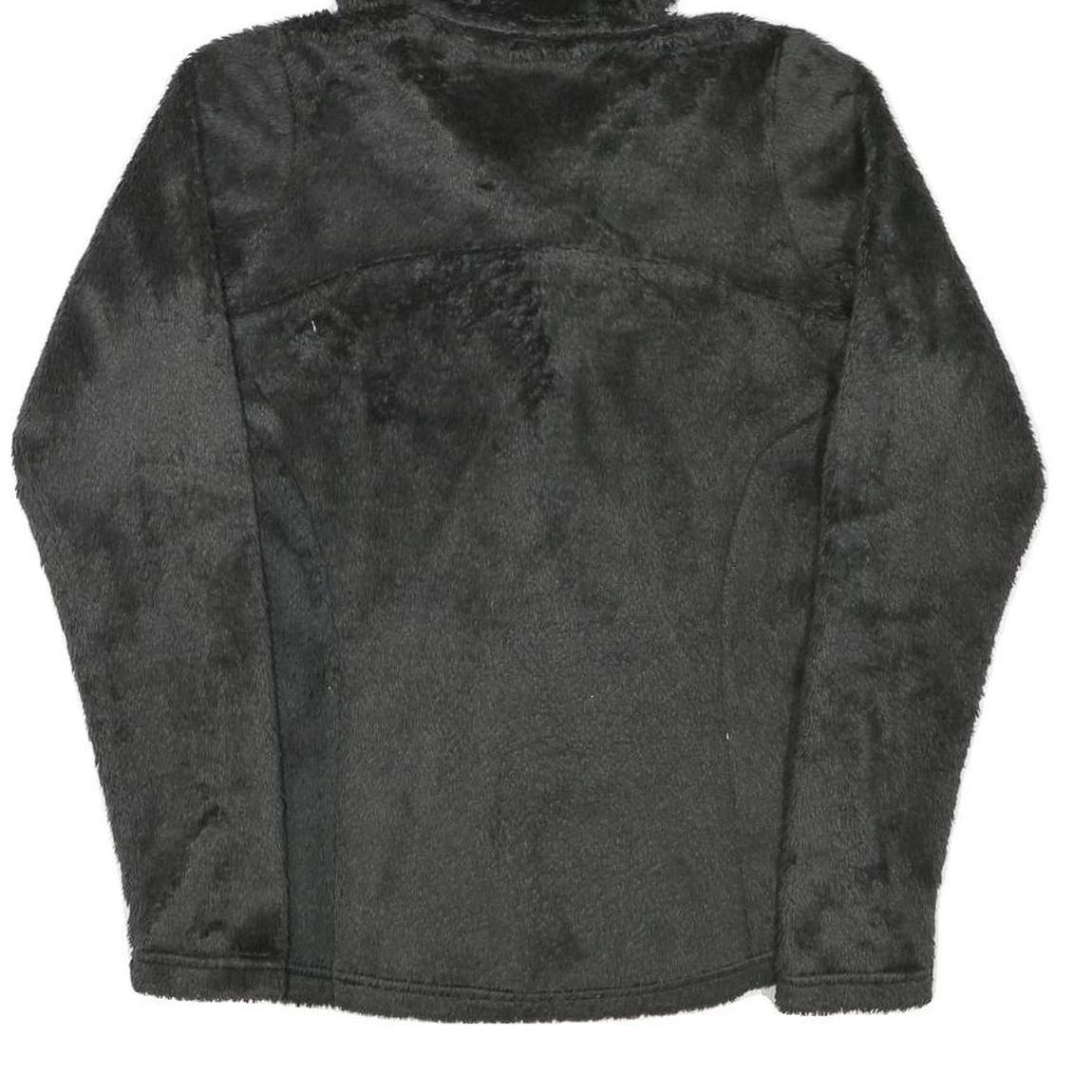 HELLY HANSEN Womens Black & Pink Hooded Zip Fleece Jacket XS Polyester Blend