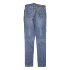 LEVI'S 571 Womens Jeans Blue Slim Skinny Denim Light W26 L30 Slim Fit Zip