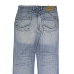 SOUTHERN Mens Jeans Blue Regular Straight Denim Light W36 L34 Casual Style