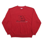 CHASE AUTHENTICS Mens Red Earnhardt Jr Crew Neck L Racing Sweatshirt