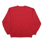 CHASE AUTHENTICS Mens Red Earnhardt Jr Crew Neck L Racing Sweatshirt