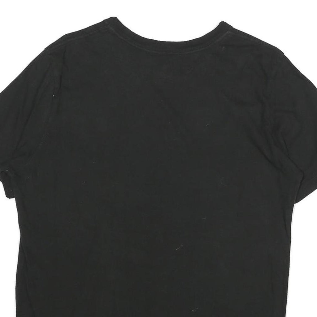 PUMA Mens Black Cotton Graphic T-Shirt S Short Sleeve Crew Neck Logo Print