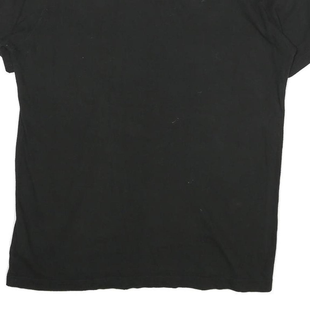 PUMA Mens Black Cotton Graphic T-Shirt S Short Sleeve Crew Neck Logo Print