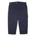 CARHARTT Mens Cotton Blend Navy Blue Regular Cargo Trousers W44 L29 Workwear