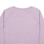 REEBOK Womens Purple Sweatshirt Crew Neck M Lightweight Cotton Blend Pullover