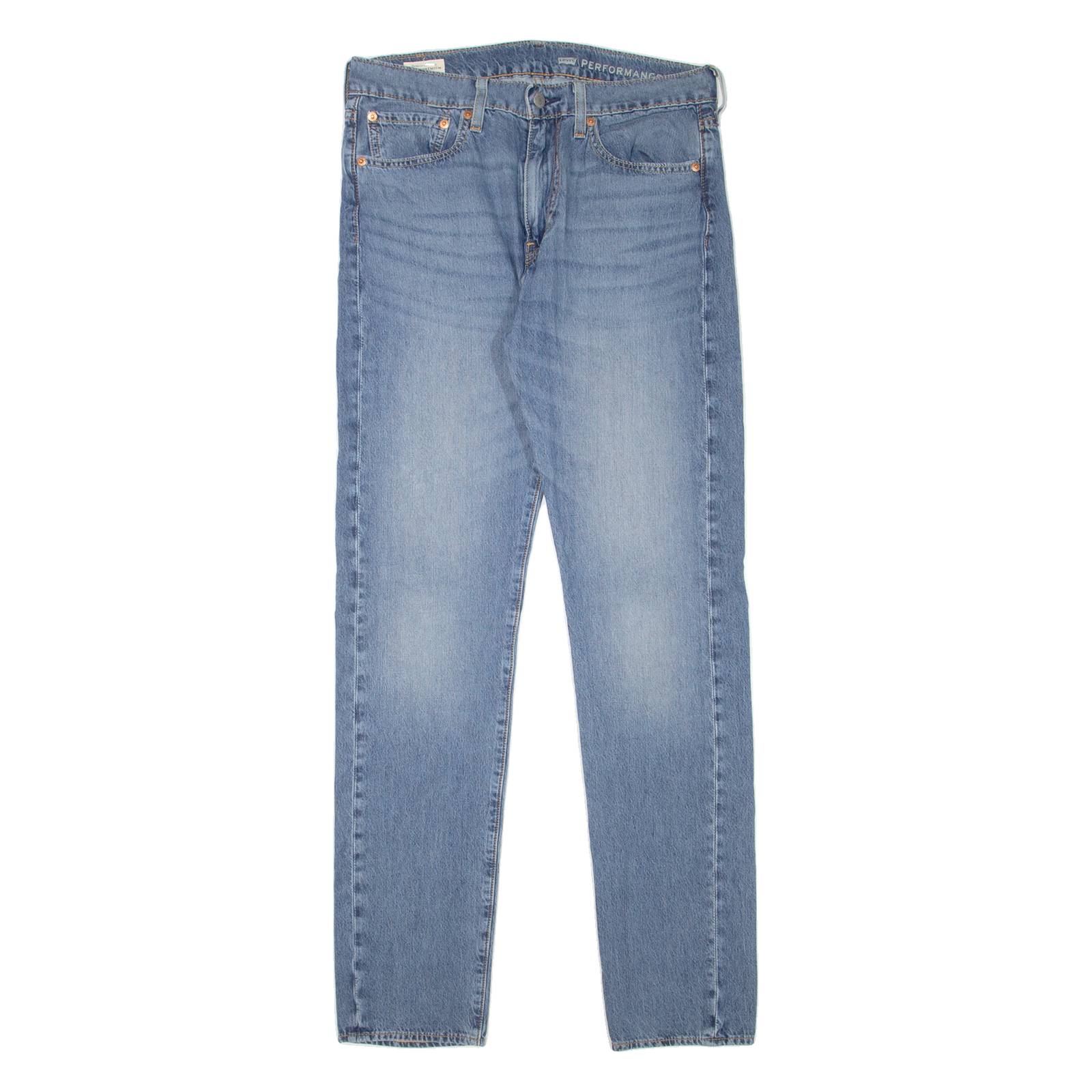 LEVI'S 510 BIG E Jeans Mens Blue Slim Skinny Stonewash W31 L32