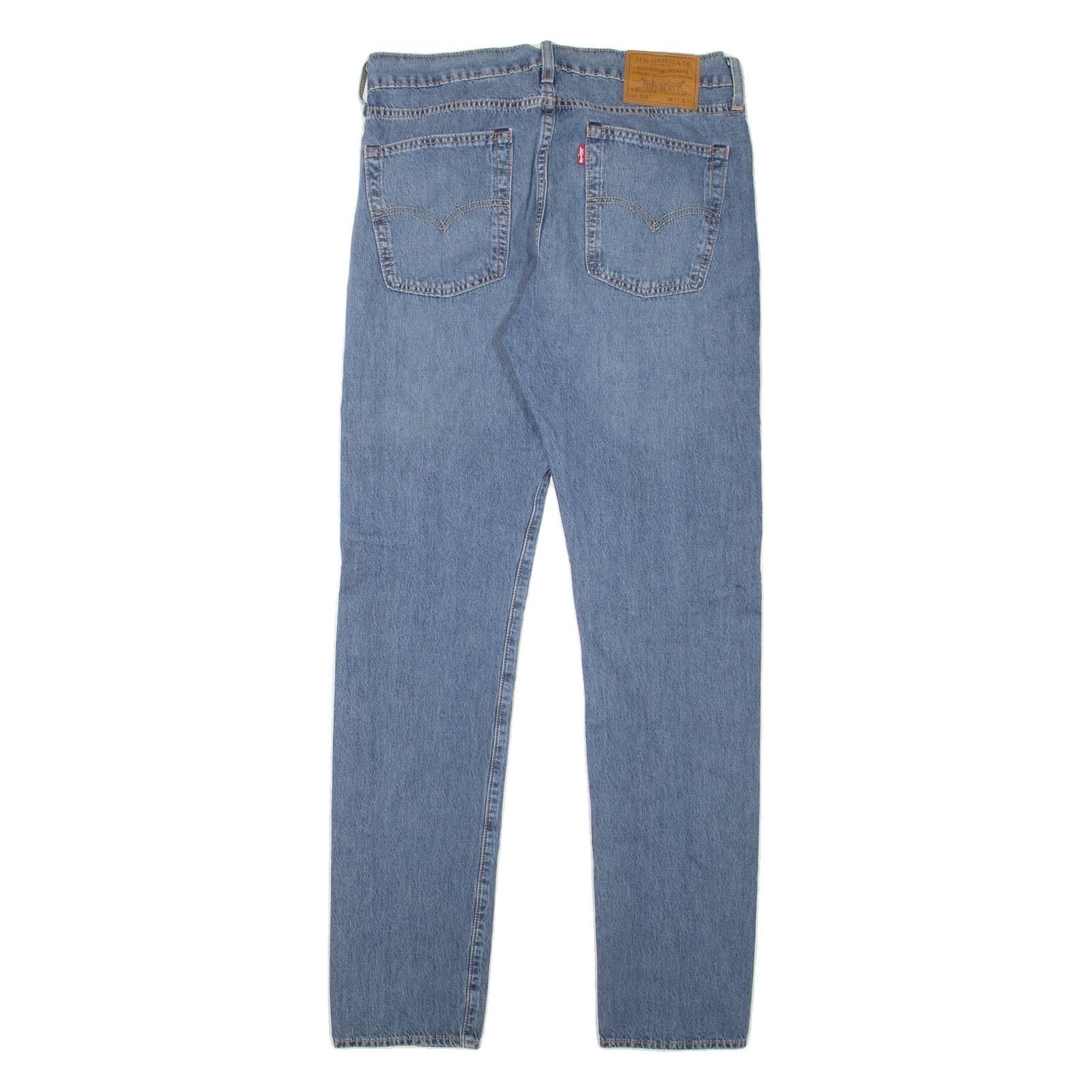 LEVI'S 510 BIG E Jeans Mens Blue Slim Skinny Stonewash W31 L32