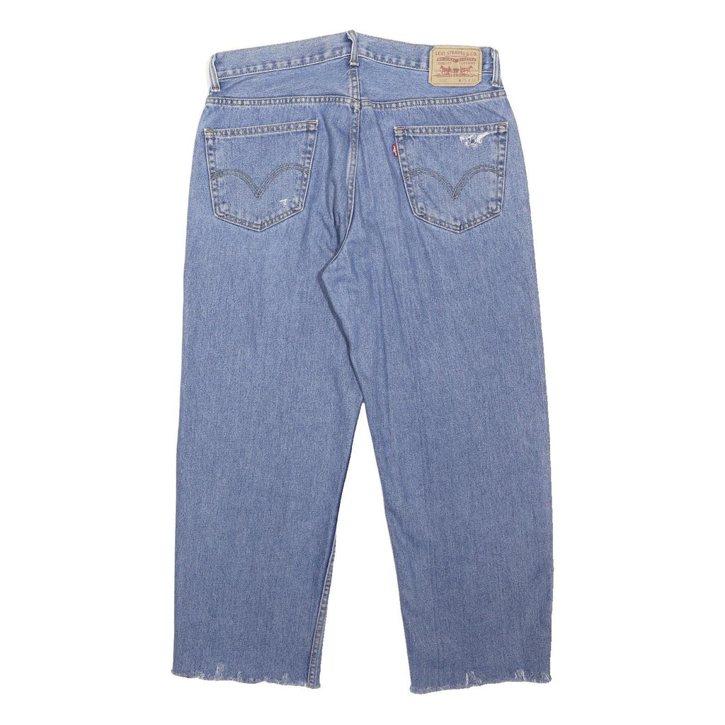 LEVI'S 550 Straight Womens Jeans Blue Relaxed Straight Denim Medium W36 L28