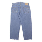 LEVI'S 550 Straight Womens Jeans Blue Relaxed Straight Denim Medium W36 L28