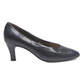 PETER KAISER Womens Classic Court Heels Black Leather UK 4 Elegant Formal