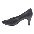 PETER KAISER Womens Classic Court Heels Black Leather UK 4 Elegant Formal