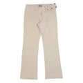 YES OR NO Womens Beige Slim Trousers W28 L28 Zip Closure Stylish Waist Detail