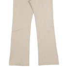 YES OR NO Womens Beige Slim Trousers W28 L28 Zip Closure Stylish Waist Detail