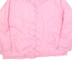 BLAIR Womens Pink Jacket XL Polyester Button Closure Plain Lightweight