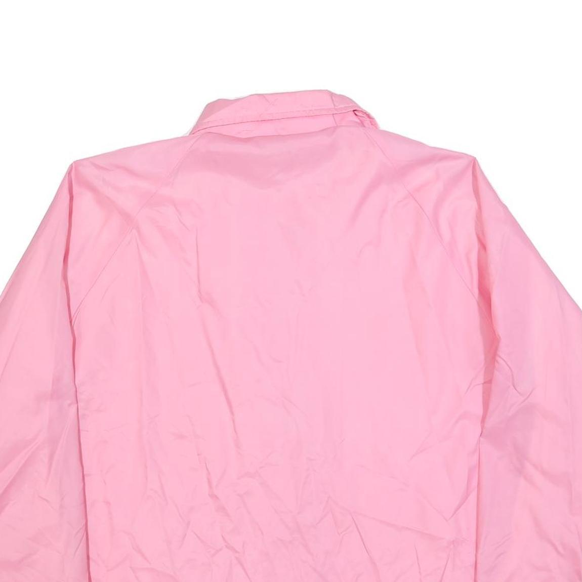 BLAIR Womens Pink Jacket XL Polyester Button Closure Plain Lightweight