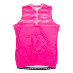 SHERPA Cycling Womens Jersey Pink 1/4 Zip M