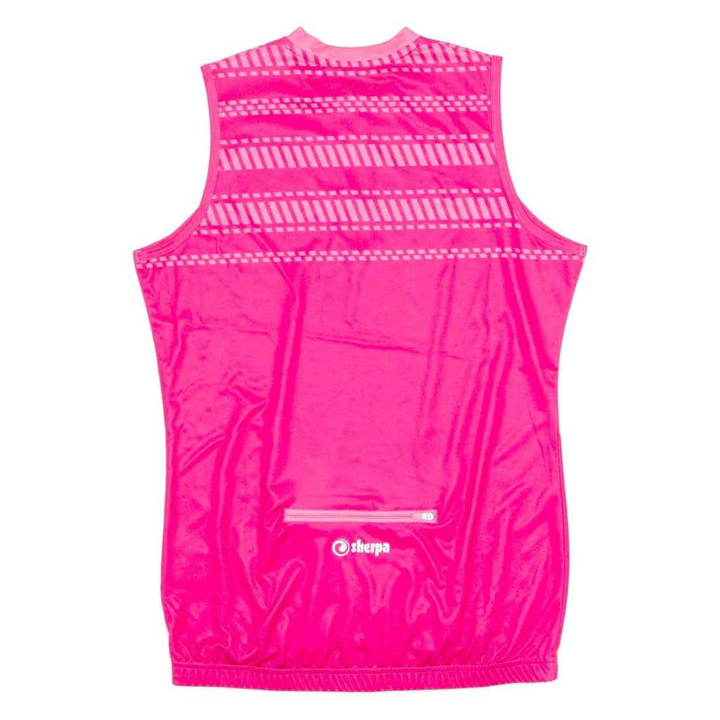 SHERPA Cycling Womens Jersey Pink 1/4 Zip M