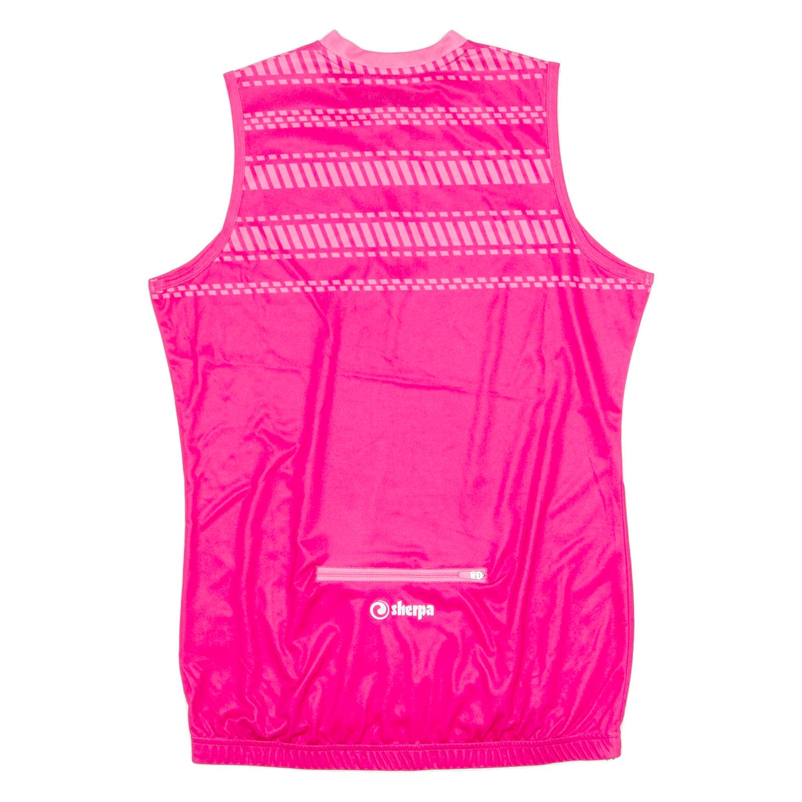 SHERPA Cycling Womens Jersey Pink 1/4 Zip M