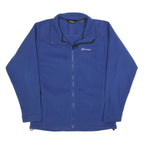 BERGHAUS Mens Blue Jacket L Polyester Fleece Outdoor Zip Up Lightweight