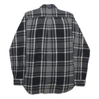 GAP Womens Black & Grey Check Shirt M Casual Button-Up Cotton Top