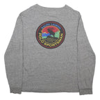 POLO RALPH LAUREN Mens Grey Polo Sportsman Logo Long Sleeve Crew Neck T-Shirt M