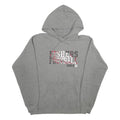 CHAMPION Mens Grey Fishers Football Hoodie S Cotton Blend