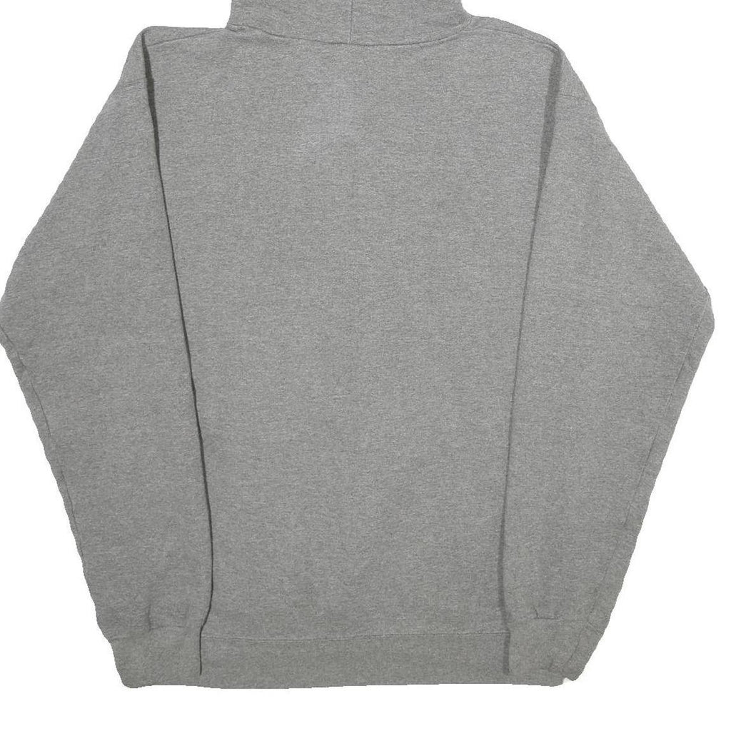 CHAMPION Mens Grey Fishers Football Hoodie S Cotton Blend