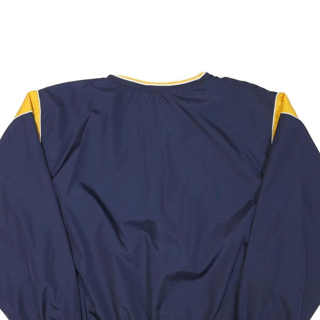 AUGUSTA Mens Navy & Yellow V-Neck XL Sweatshirt Sports Casual Lightweight