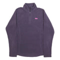 HELLY HANSEN Womens Purple Plain Pullover Jumper Crew Neck M Fleece