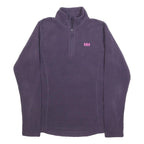 HELLY HANSEN Womens Purple Plain Pullover Jumper Crew Neck M Fleece