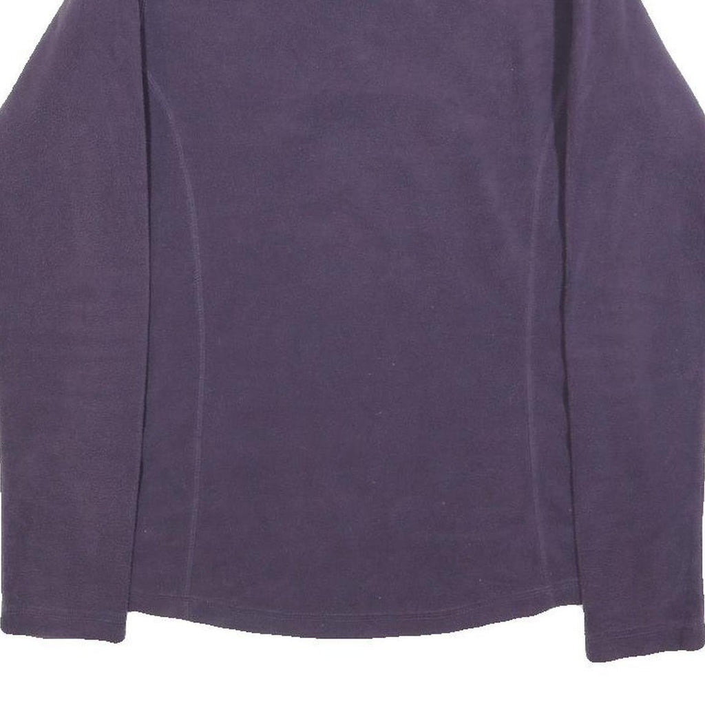 HELLY HANSEN Womens Purple Plain Pullover Jumper Crew Neck M Fleece