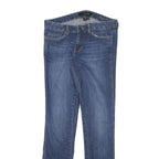 CALVIN KLEIN JEANS Womens Blue Slim Skinny Denim Medium W30 L32 Cotton Blend Zip