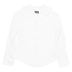 RALPH LAUREN Womens Shirt White Long Sleeve UK 8
