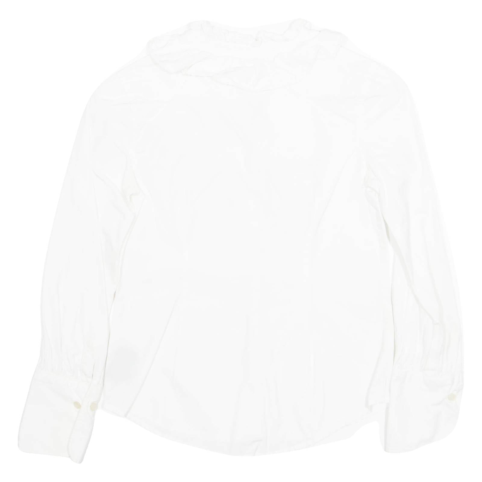 RALPH LAUREN Womens Shirt White Long Sleeve UK 8