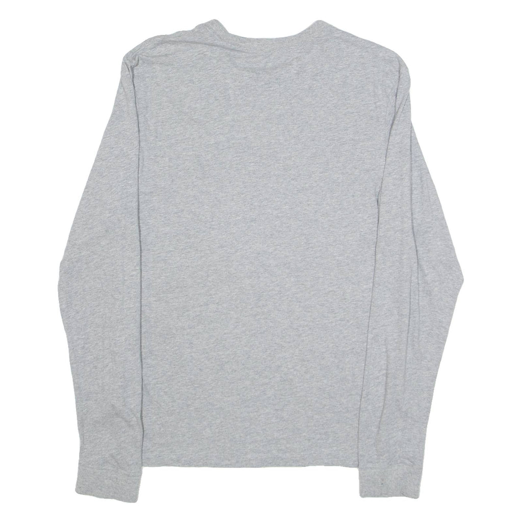NIKE JUST DO IT Mens T-Shirt Grey Long Sleeve M