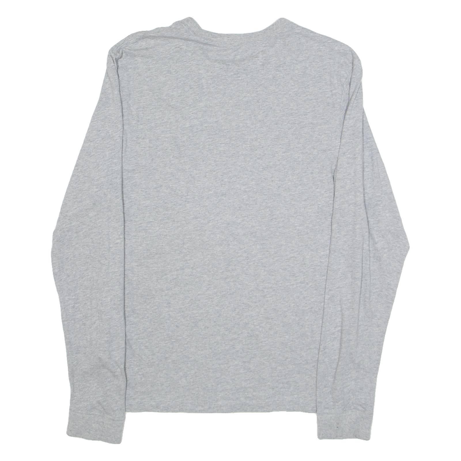NIKE JUST DO IT Mens T-Shirt Grey Long Sleeve M