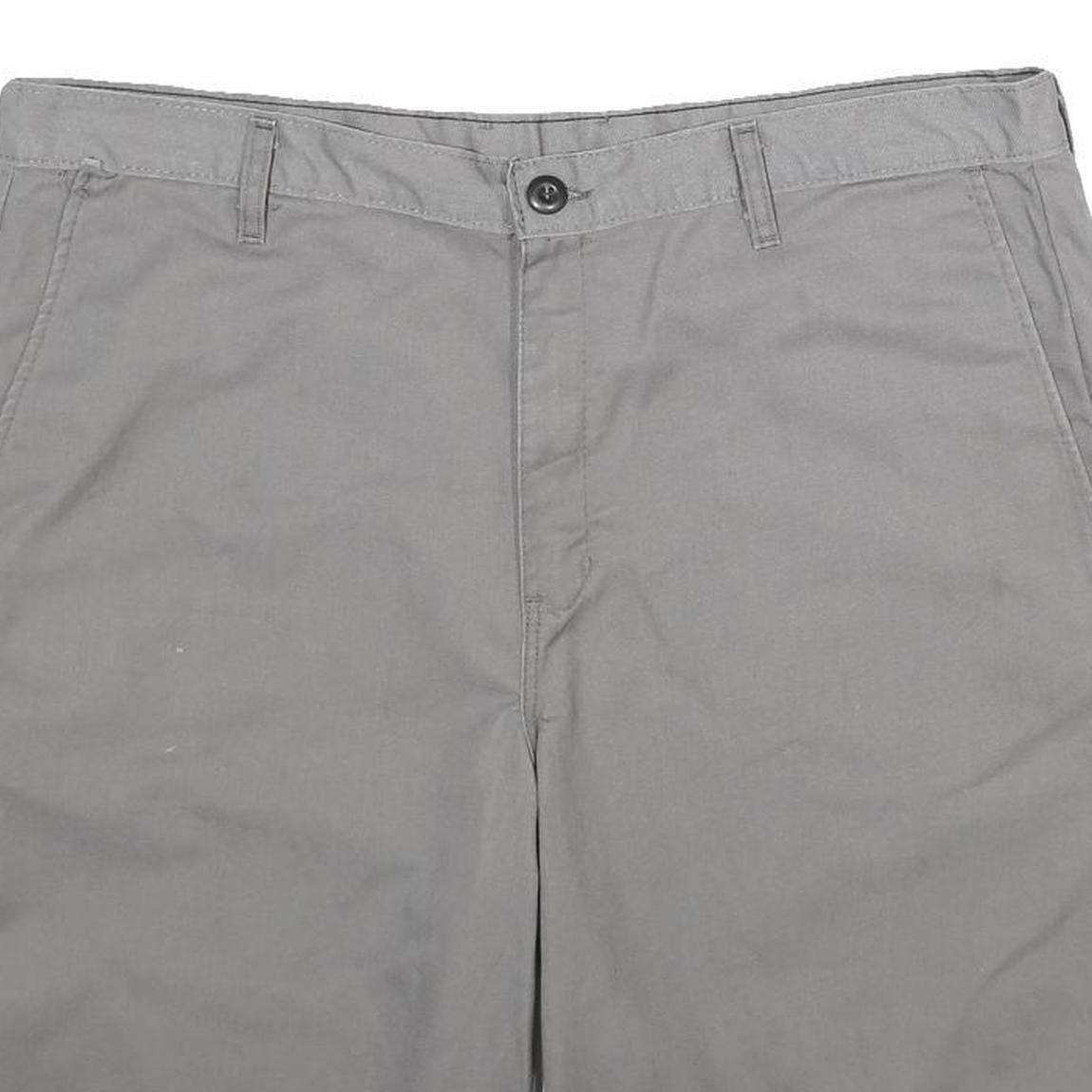 DICKIES Mens Shorts Grey Casual Plain XL W38 Workwear Relaxed Fit