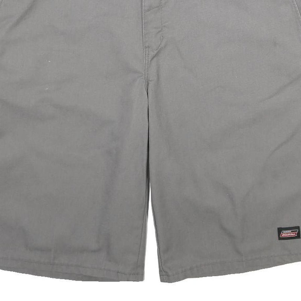 DICKIES Mens Shorts Grey Casual Plain XL W38 Workwear Relaxed Fit