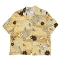 NIKKI Womens Shirt Yellow Floral UK 20