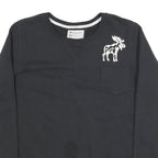 CHAMPION Womens Black Sweatshirt XL Cotton Blend Crew Neck Pullover Casual