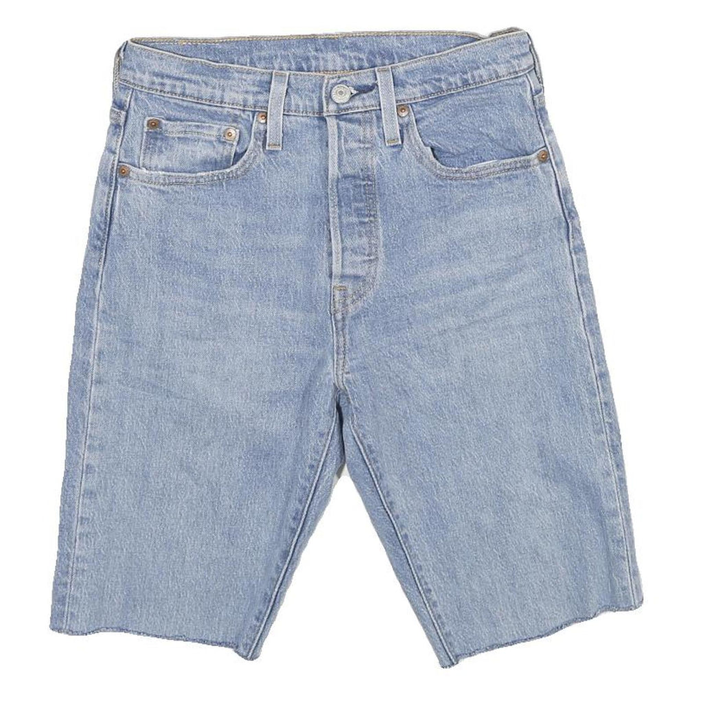 LEVI'S Mens Shorts Blue Denim XS W27 Casual Classic Faded Lightwash